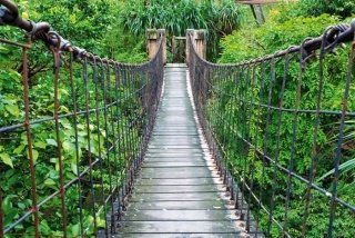 Fototapety na podlahu Dimex Footbridge FL255-026 255x170 cm