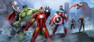 Vliesová fototapeta FTDN H 0628 Avengers 202 x 90 cm
