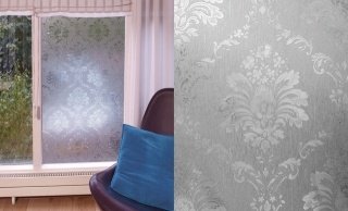 Statická fólie na sklo 39-2910 ORNAMENT šíře 90 cm