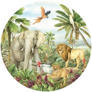Samolepicí fototapeta CR3243 Jungle 70 x 70 cm