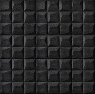 3D samolepicí koženka černá - 0,69 x 1,4 m