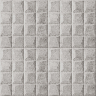 3D samolepicí VELVET obklad šedý - 0,69 x 1,4 m
