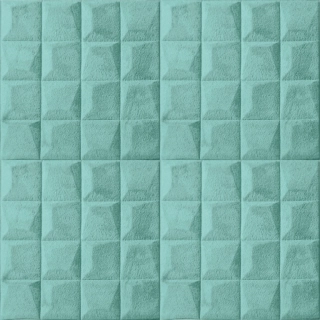 3D samolepicí VELVET obklad mintový - 0,69 x 1,4 m