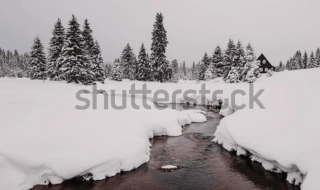 Vliesová fototapeta Jizerka v zimě 200 x 170 cm