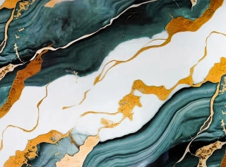 Samolepicí obklad Mramor zelenobílý 120 x 280 cm
